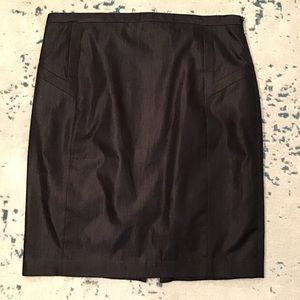 Express Design Studio Denim Pencil Skirt